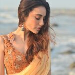 Surbhi Jyoti Instagram - 🌊🫠 . . . . . . . . 📸 @deepak_das_photography Saree @avhni_colors_with_a_twist HMU @tanyamakeoverofficial