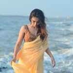 Surbhi Jyoti Instagram - 🌊🫠 . . . . . . . . 📸 @deepak_das_photography Saree @avhni_colors_with_a_twist HMU @tanyamakeoverofficial