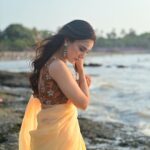Surbhi Jyoti Instagram - 🌊🫠 . . . . . . . . 📸 @deepak_das_photography Saree @avhni_colors_with_a_twist HMU @tanyamakeoverofficial
