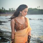Surbhi Jyoti Instagram - 🌊🫠 . . . . . . . . 📸 @deepak_das_photography Saree @avhni_colors_with_a_twist HMU @tanyamakeoverofficial