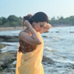 Surbhi Jyoti Instagram - 🌊🫠 . . . . . . . . 📸 @deepak_das_photography Saree @avhni_colors_with_a_twist HMU @tanyamakeoverofficial