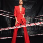 Surveen Chawla Instagram - Dangerously kicking ass ⚠️ Outfit @biancaandbridgett Jewellery @karishma.joolry Styled by : @sukritigrover Assisted by : @vanigupta.23 @simrankumar19 @ayushigala_ Makeup : @tush_91 Hair : @gohar_shaikh 📸 : @visualaffairs_va