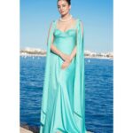 Surveen Chawla Instagram - “Let the blue sky meet the blue sea and all is blue for a time….” - Moncy Barbour Dress: @supriamunjalatelier Heels: @stevemaddenindia Jewellery: @prerto @curiocottagejewelry Bag: @cultgaia Styled by: @sukritigrover Styling Team: @vanigupta.23 @simrankumar19 Styling Intern @mahek_gada Shot by: @faisal_miya__photuwale #Cannes #Cannes2023