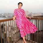 Swara Bhaskar Instagram - La vie en rose! 💞🌸 . Outfit and jewellery: @abujanisandeepkhosla Heels: @charleskeithofficial . Styled by: @prifreebee @a.bee.at.work Photographs: @ahmedsami_photography Hair : @antergallactic Make-Up: @makeupbyyaramaziad @lancomepopup Fashion Assistant: @v4nyav3rma Cairo, Egypt