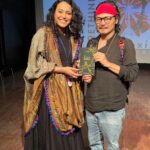 Swara Bhaskar Instagram - The inspiring @tenzin_tsundue_tibet reading from his latest collection of poetry ‘Kora’.. Here is ‘when it rains in Dharamshala’ Alliance Française of Madras