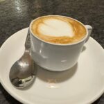 Swathishta Krishnan Instagram – Enjoyed some lip smacking dishes @lafayette.in , loved their coffee 🤎
.
.
.
. 
#cafe #coffee #mugcakes