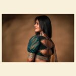 Swathishta Krishnan Instagram - For the bewitching bride-to-be! @savinidii_official ✨ Playful puff sleeves and detailed floral hand-embroidery converge across a bespoke and contrast-colored bridal lehenga choli. Radiant striped borders wrap around the arms and neckline, highlighting this wondrous design for the blushing bride-to-be. Inframe: @swathishta_krishnan Styling: @paviiiee_08 Makeup: @chisellemakeupandhair Jewellery: @mspinkpantherjewel Photography: @gilbertphotographer #lehengacholi #bridallehengas #lehenga #handembroidery #savinidiibride #bridalwear #savinidii #bride #fashion #wedding #bridal #southindianweddings #bridetobe #onlineshopping #bridallehenga #ethnicwear #designer #weddinginspiration #designerwear #bridalfashion #bridaldress #fashiondesigner #intricatedesign #lehengas #chennaidesigner #southindianbride