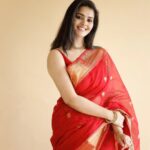 Swathishta Krishnan Instagram - ❤️❤️❤️ . . . . Wearing @thepallushop Click @thatmadraskaran Mua @pavihairandmakeup