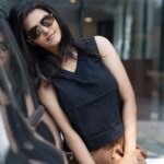Swathishta Krishnan Instagram - Find what makes you feel comfortable 🖤 . . . Wearing @demozastores Shot by @mikkie_photographhy Mua @vickys_makeup_room