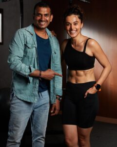 Taapsee Pannu Instagram - Months of grilling and hard work only so i could have the biscuits and he could have his cup of tea.
@sujeetkargutkar you finally have the picture and I’m off to have my chole bhature and croissants !