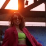 Tejaswi Madivada Instagram - Had great time today! CCL2023 gave me a superb experience of entertainment and sportsmanship. It depicts unity in diversity of our country. Thank you #id247 to make our day memorable. Peechay hattt! ' cos Telugu Warriors are coming, very excited to be a part of #ccl2023 #parlehappyhappy @cclt20 @parleproducts @zeecorporate @ur_shoaib @nikhil_shetty._ @id247news