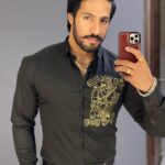 Thakur Anoop Singh Instagram - Event ready look!! Thank you Ahmedabad for showing me your love and support Like always! #meetandgreet #thakuranoopsingh Outfit by @beyondbluebymansipatel Managed by @sagarjustcelebrity