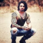 Thakur Anoop Singh Instagram - You only live Once! Might aswel be a badass! 💥 Never imagined how I’d look in tattoos but here’s this thanks to a fan! #Throwback #weekend #fanedit #tattoos