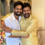 Vaishnav Tej Instagram - #HappyBirthday#mama#megastar🤗🕶