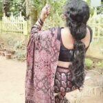 Veena Nair Instagram - ❤️happiness is not by chance,but by choice ❤️💕❤️ Sari🥻 @mrinalinidesign Thanks Archana @archanamahesh