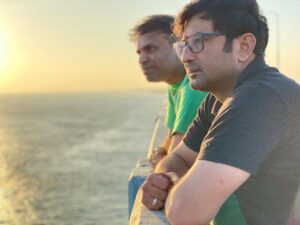 Venkat Kumar Gangai Amaren Instagram - Happy bday da jinko!! @aravindaakash love u da!! God bless