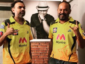 Venkat Kumar Gangai Amaren Instagram - @chennaiipl ku #whistlepodu let the celebrations begin @premgi