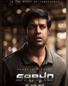 Vennela Kishore Instagram - Me... Goswami😁
💥💥In the midst of turbulence💥💥
#Sahoo 
#SaahoTrailer out at 5 pm today!
