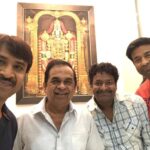 Vennela Kishore Instagram - Spent some priceless time with the King of Comedy and came out stress free..He is all set to join the sets soon🤩🤩🙏🏼🙏🏼 #hailtheking