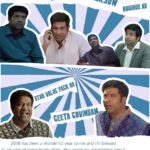 Vennela Kishore Instagram - 2018 🙏🙏..Will be grateful to all the directors n writers who deserve the full credit for every laugh my roles generated this year..Also ever thankful to my sweetest followers for all the jhakaas support🤗🤗🤗