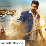 Vennela Kishore Instagram - Wishing all the success to @sreenivasbellamkonda bhayya🤗🤗🤗 #Repost @sreenivasbellamkonda ・・・ Like they say a picture is worth a thousand words, a poster that sums up all about my movie #Saakshyam #SaakshyamonJuly27th