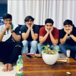 Vennela Kishore Instagram - Clicked before I could keep up with the group pose..Ended up looking like m ready for a pedicure..Happy New Year Everyone🤩 #MeeSopathiNaaSontham