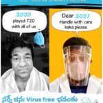 Vennela Kishore Instagram - ByeBye Phew Year 🙄 Happy New Year 🙏🏼