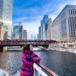 Vidhya Instagram - A cold and windy day at Chicago😍 Chicago Downtown