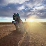 Vidhya Instagram - “You are the Artist of your own life. Don’t hand the paint brush to anyone else.” Happy New Year♥️ 📸 @imichael.1 Cadillac Ranch, Amarillo, Texas