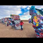 Vidhya Instagram - “You are the Artist of your own life. Don’t hand the paint brush to anyone else.” Happy New Year♥️ 📸 @imichael.1 Cadillac Ranch, Amarillo, Texas