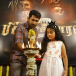 Vijay Antony Instagram - Here's the special guest who lit the lamp and inaugurated #Pichaikkaran2 #Bichagadu2 shoot - #LaaraVijayAntony 😊