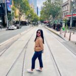 Vimala Raman Instagram - Walk the line 🚋 😎 . . . #new #streetstyle #melbourne #citylife #tracks #trams #victoria #australia #fashion #tourism #actor #actress #indiancinema #telugu #tamil #malayalam #vimalaraman Bourke Street, Melbourne