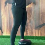 Vinitha Koshy Instagram - Balance is the key to life 🫶 Learnt something cool today😁 Thank you @krisshmc @xtheticsfitness_cochin 💪