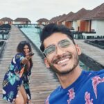 Vishak Nair Instagram - Dem Maldivian Blues 🌊