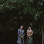 Vishak Nair Instagram - Sangeet 🍸🎉🕺 Photography by @lightsoncreations Styled by @styledbyzoya_ Outfit for Vishak @men_in_q_wedding Outfit for Jayapria @chaaya.in Mua for Jayapria @aishwaryakarayilofficial Mua for vishak @soorajskofficial