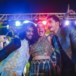 Vishak Nair Instagram - Sangeet 🍸🎉🕺 Photography by @lightsoncreations Styled by @styledbyzoya_ Outfit for Vishak @men_in_q_wedding Outfit for Jayapria @chaaya.in Mua for Jayapria @aishwaryakarayilofficial Mua for vishak @soorajskofficial