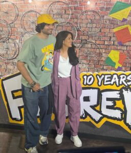 Vishakha Singh Instagram - If there was an example of a film being ‘owned’ in the emotional sense by an audience - ‘Fukrey’ would truly make it to the top 10. 

Iconic is the word I would describe the success of this franchise that started off as a small fun film starring new comers - backed by Excel Entertainment Pvt Ltd , that went off to earn over 100crores in life time revenue in 2013 (Fukrey) and 2017(Fukrey Returns) 

Yesterday we celebrated 10 years of Fukrey with the screening of the film and media and audience interaction post that. Gobsmacked at the love showered on us. 

A lot can happen in 10 years. 
While I transitioned by expanding my horizons to producing films and cofounding multiple StartUps ; attending the 10th Anniversary celebration was a reunion of sorts with some of my dearest friends from the film fraternity. 

The credit for Choocha, Bholi, Hunny, Priya Lali, Zafar, Neetu, Panditji, Smackya, Billa and many others becoming known household names goes to the writers of the film - @vipulhappy (real life Choocha) and @mriglamba (also the director and real Life Lali) .

Look forward to the 3rd instalment of the #Fukrey franchise realeasing in Dec 2023. 

#Fukrey #FukreyReturns #Blockbuster #ExcelEntertainment #10thanniversary #Fukrey3 #entertainmentindustry