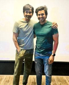 Vishnu Vishal Instagram - With The #MassMaharaja 
@raviteja_2628 sir..

Starting the year with a fantastic collaboration..
A super positive actor and great human being...

Someone who believed in me right from our first meeting..

Official details soon:)

But right now time to stay safe and stay strong🙏