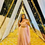 Vithika Sheru Instagram - The Joy Of Dressing Is An Art 🤍 . Outfit - @varunchakkilam thank U for being my last min Savior❤️ . Earrings @alluringaccessories.a2