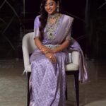 Vithika Sheru Instagram - So In Love With Complete Attire 💜 Jewellery - @emmadi_silver_jewellery Saree - @riya_designing_studio PC - @forever_frozen_films M&H - @nicenailsbabyhyderabad