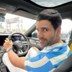 Vivek Dahiya Instagram - Had an incredible time at @natrax_ind yesterday test driving various #amgperformance cars like the GT 63 S(speeding up to 300 kms/hr), A 45 (to drift) and their new addition to the EV line- the EQS. It was ‘ballistic’ to summarise in one word.