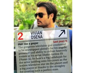 Vivian Dsena Instagram - Thank you @asjadnazir n a Big hug n Thank you to all the VDians 
#VivianDsena #VivianDsenasexiestindian
#Nevethotofbeingsexy
#AsjadNazirSexylist2018
#Asia2ndSexiestman2018
#VDians
#EasternEyeSexyList2018. 
#Harman #Haya #colorsrv 
@colorstv #Madhubala Aanhaann