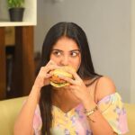 Ananya Nagalla Instagram - Chilling out with friends at home while having your favourite food has never been easier all thanks to the Gourmet Food Festival on the Swiggy app 😍 1. Shoyu Special Red Hot Tabasco Noodles- @shoyu.hyd 2. Assorted French Macarons- @harleysfinebaking 3. Antera Spl Leeches - @antera_hyd 4. Buffalo Ranch Chicken Burger- @bwwingsindia #swiggygourmetfoodfestival #swiggygourmet #ad
