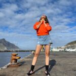 Anjum Fakih Instagram - Running out of poses Blaming on my body It has gone a bit slack… But my style game is on point Also you can’t deny that Orange is the new black… . . . Jacket @adidasindia Shoes @adidasindia Stylist @stylebysaachivj Team @sanzimehta777 @stylewithmehak . #khatronkekhiladi13 #kkk #fearfactor @colorstv #anjumfakih Cape Town, South Africa