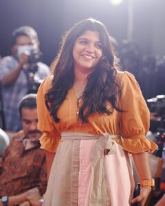 Aparna Balamurali Instagram - Styled by: @nikhitaniranjan
Outfit: @maddermuch @fashion signatureofficial
MUAH: @themixandbrows_by_fathimajmal