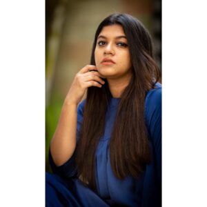 Aparna Balamurali Instagram - Wearing the beautiful outfit from @l_zaba 💙

Clicked by @_pixel.ninja_ 
MUAH by @themixandbrows_by_fathimajmal