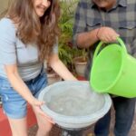 Archana Instagram - Big admirer of this #environmentalist @mission_green_mumbai who champions such amazingly important causes … 500 pots going free if you pick it up from his centre in #charkop #kandivali Pick Up from Mission Green Mumbai Om Siddhi CHS, Plot 9 Charkop Sector 8 Kandivali West. Mumbai 400067 We have kept 500 Bowls exclusively for Mumbaikars who are willing to adopt a water bowl for birds. Please WhatsApp me and come over to pick them up at your convenience. The weight of the bowl is 7 kg and it holds 4 L of water which needs to be re watered and cleaned twice a week and kept at a shade to keep the water cool. Subhajit Mukherjee #WaterForBirds 9323942388 #environment #ecology #balance #care #love #summers #heat #savebirds #letsdothis