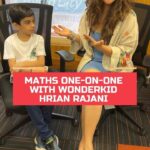 Archana Instagram - This World Maths Day @geniuskidhrian faces a quick maths brain-teaser round with @archanaapania and after the video, Archu just can’t wait for Hrian to grow up so that she can have him as her CA! 😀 #worldmathsday #mathsday #maths #mathematics #math #problem #geniuskid #wonderkid #hrian