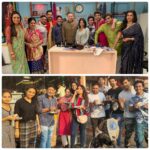 Astha Agarwal Instagram - #legendary #shoot #conquered .. 24 hours of #continuous #shoot of our #tv #serial #shubharambh #owing to #corona #virus #precautionary #halt It was #challenging yet #fun .. with our #quick #party cum #chaipecharcha