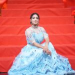 Bhanu Sri Mehra Instagram - 🩵 Wearing: @kalpana_vogeti Jewelry: @emmadi_silver_jewellery Click 📸 : @paulino_pictures #newclick #instspic ##actorslife #tollywoodactress #busy #bhanusree🔥❤️ #hybridpilla #instafashion #instagram